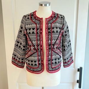 Atmosphere Boho Open Front Jacket Size 8